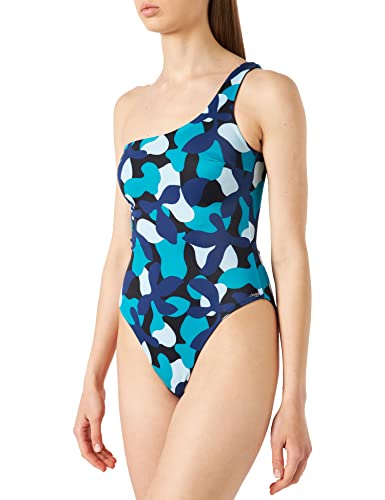 sloggi Shore, Flower Horn One Piece, Traje de baño de una sola pieza, Mujer, Multicolor (Blue - Dark Combination), XS