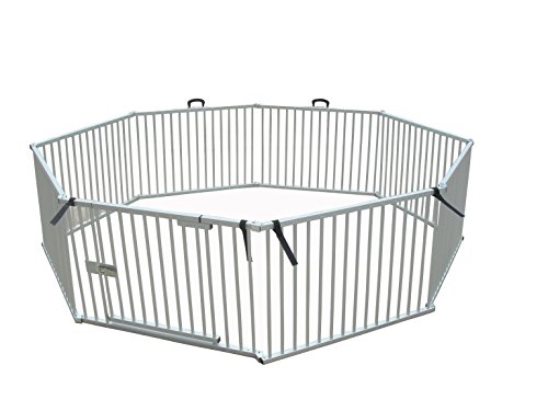 Cool Runners Pro Series Secure Aluminum Portable Expandable Exercise Enclosure 8 Sections (25"H x 36"L Per Section)