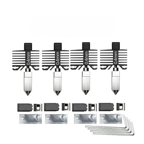 Hotend 0.2 0.4 0.6 0.8 �d���|�A�Z���u�� �݊�������Bambulab P1P X1c �Ƃ̂���z�b�g�G���h�R��h�~ 3d �v�����^�A�N�Z�T���[(0.4 0.4 0.4 0.4)