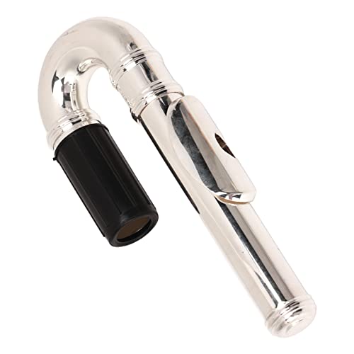Alomejor ALOMEJOR8RKD9HG6UF Flute Curved Head Joint Mouthpiece Replacement Silver Plated Metal Woodwind Instrument Accessories thumb #7