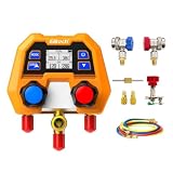 Elitech Digital Manifold AC Charging Kit with R410A R134a
