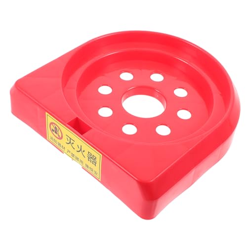 4kg床置き消火器スタンド プラスチック製ホルダー ブラケット 家 車用 消火器ベース 収納 保管