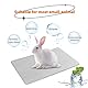 MUYYIKA Kaninchen-Kühlkissen Hamster-Kühlkissen für Haustiere Kühlplatte aus Aluminiumlegierung Kühlen von Haustieren für Meerschweinchen Hamster Kaninchen usw (120×80mm)