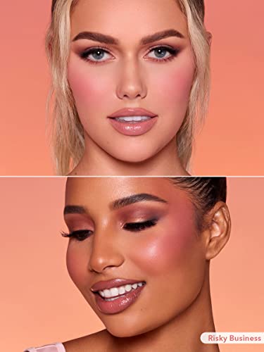 Image of SHEGLAM Color Bloom Liquid Blush Makeup for Cheeks Matte Finish - Risky Business