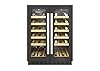 Candy - CCVB 60D/1, Cantinetta vino integrabile, 38 bottiglie, anti-UV, compressore antivibrazioni, luce LED interna, 39 dBA, nero
