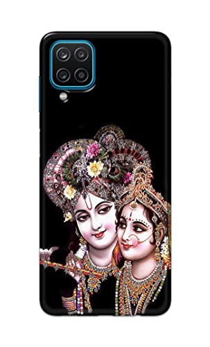 Image of PRINTFIDAA� Printed Hard Back Cover Case for Samsung Galaxy A12 Back Cover (Radha Krishna) -2808