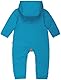 loud + proud Baby - Unisex Wasserabweisender, wattierter Overall Schneeanzug, per Pack Türkis (Petrol pe), 56 (Herstellergröße: 56)