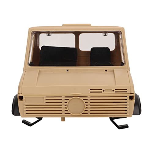 Tête de voiture télécommandée en plastique pour réparer une carrosserie avant cassée de RC kaki