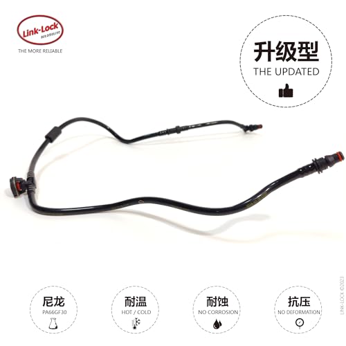 Image of LINK-LOCK Coolant Pipe Secondary Kettle Exhaust Pipe A2225015025 2225015025 for Mercedes-Benz M276 s300 s400 s450 w222