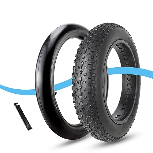 Mohegia Fat Bike Tire Replacement Kit With A 26 X 4.0 Inch Folding Electric Snow Mountain Bicycle Tire,A Inner Tube And Tire Levers #TOP7