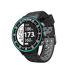 Canmore – Reloj de golf con GPS, Negro