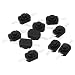 PATIKIL Latching Push Button Switch, 10 Pcs Straight Pin On/Off Self-Lock DC 30V 1A Micro Control Switch for Flashlight Light Lamp Wall Outlet DIY, Black