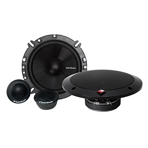 Rockford Fosgate Prime högtalare R165S 160 watt 16,5 cm kompo inkl monteringssats för Volvo V70 00-07