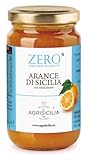Agrisicilia Marmellata di Arance di Sicilia Zero Zuccheri 240g – 100% frutta Siciliana, Senza Zuccheri Aggiunti, ideale per colazione e merenda