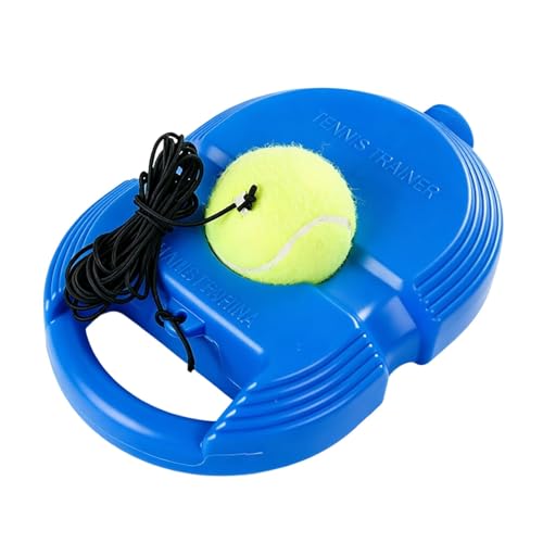 Tennis Ball Training Baseboard, 2026 New Tennis Rebounder with Weighted Base, Tennis Solo Practice Kit for Backyard, Portable Tennis Rebounder for Home Use (Blue)