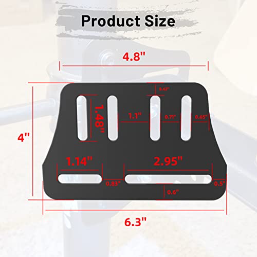 Bed Frame Brackets Headboard Adapter 2Pcs Adjustable Attachment Parts For Metal Bed Heay Duty Bed Rail Hardware Extension Wall Mounting #TOP1