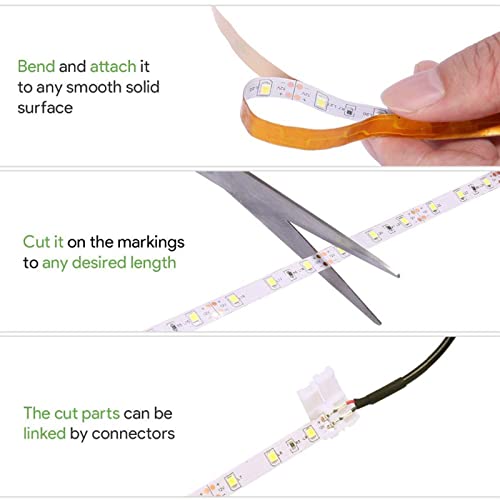 Tira LED Flexible Blanca 4 Metros, 6500K, Batería miniatura 4