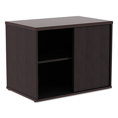 Alera ALE Open Office Low Storage Cab Cred, 29 1/2w x 19 1/8d x 22 7/8h, Espresso