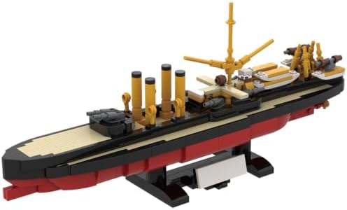 1:300 SMS Frigate Battleship Building Set 655 Pieces WWII Warship