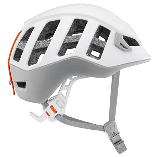 Petzl Meteora, Casco da Arrampicata E Alpinismo Donna, Bianco/Grigio, U - 3