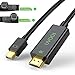 UVOOI Mini DisplayPort to HDMI Cable 4K 10 Feet (2-Pack), Mini DP to HDMI Cable Cord (Thunderbolt Compatible with MacBook Air/Pro, Surface Pro/Dock) for HDTV, Projector, Monitor