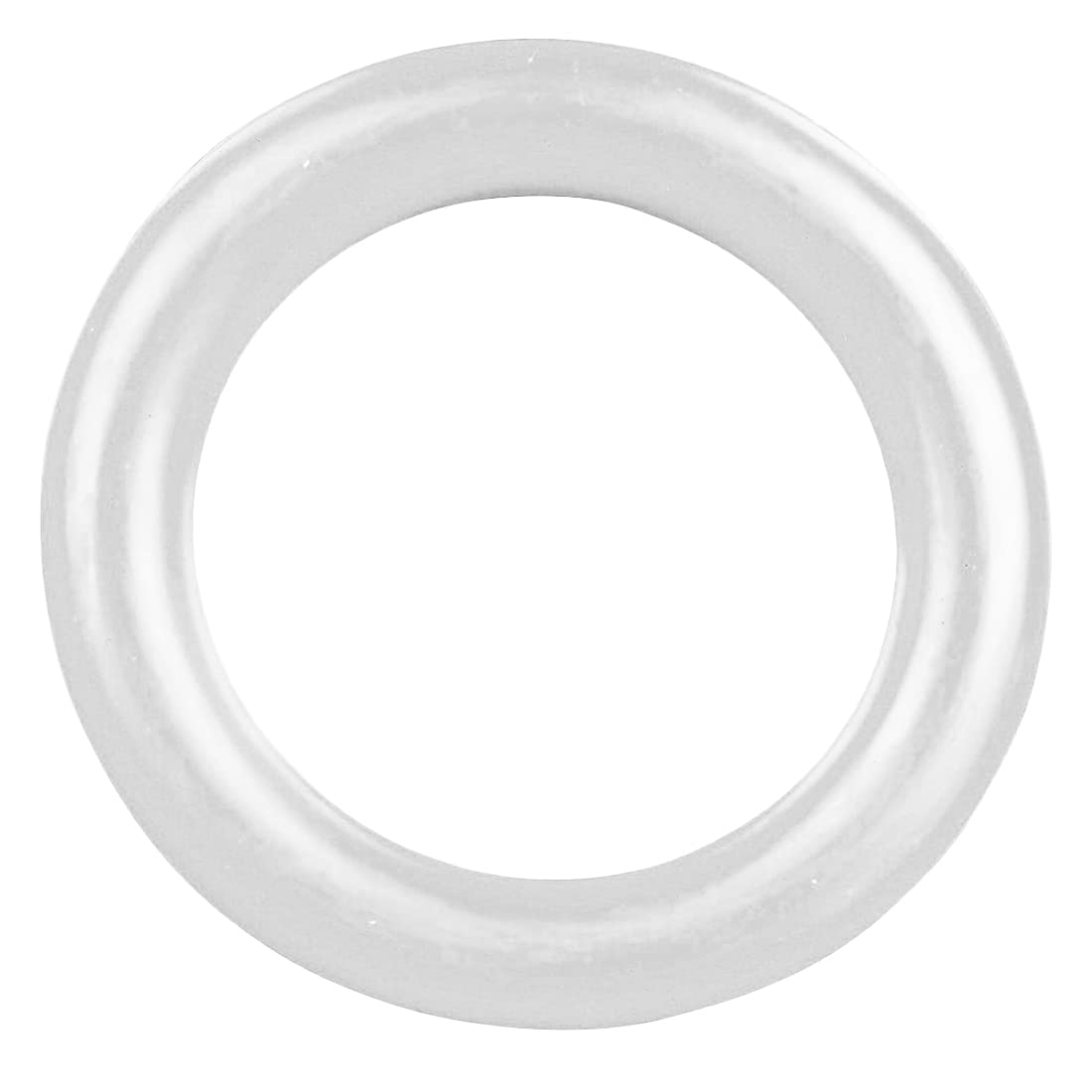 Taffstyle Anello In Silicone Per Piercing – Diametro 4,0 Mm, Spessore 2 Mm – Colore Trasparente O Nero