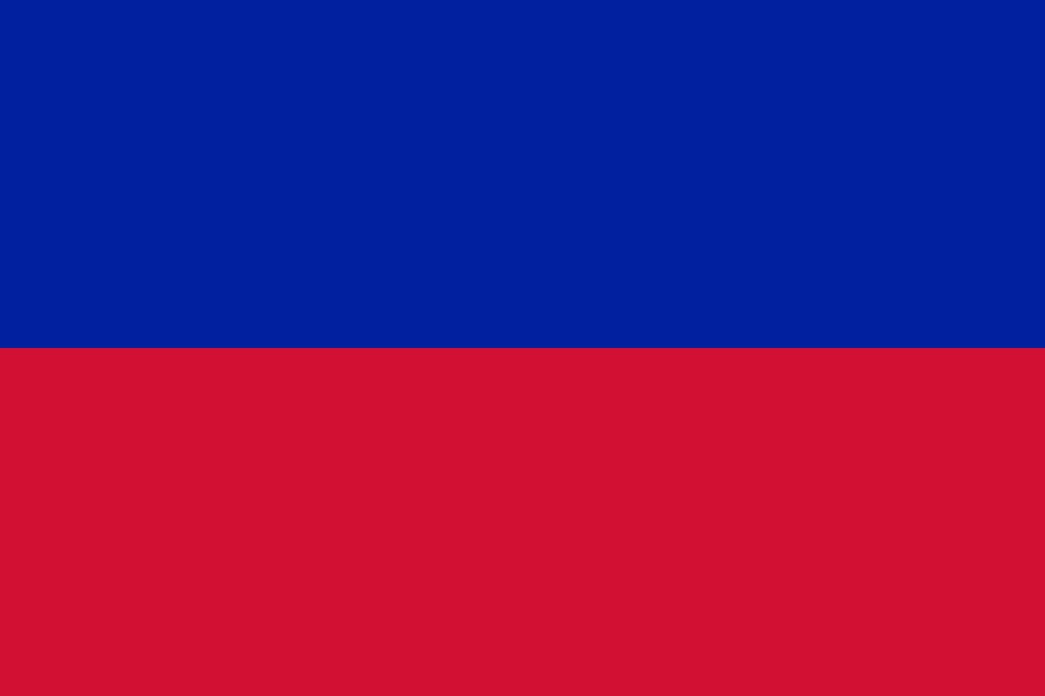Drapeau Haïti grand format 120x180cm résistant pour pavoisement