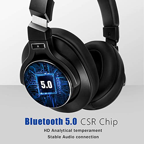 ایگرد | قیمت و خرید Srhythm NC75 Pro Noise Cancelling Headphones Bluetooth  V5.0 Wireless,40 Hours Playtime Headsets Over Ear with Microphones\u0026Fast  Charge for TV/PC/Cell Phone