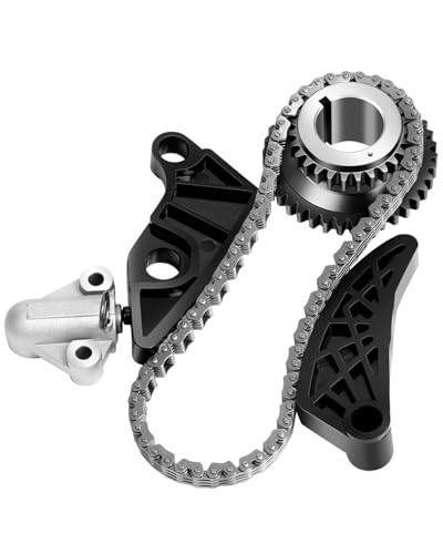 SCITOO Engine Timing Chain Kit Replaces for Chrysler 200 for Chrysler Sebring for Dodge Avenger for Dodge Caliber for Dodge Journey for Jeep Compass for Jeep Patriot 2007-2013 2.0L 2.4L TS21181