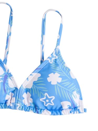 Image of COZYEASE Girls' 3 Piece Set Floral Print Bikini Swimsuit with Drawstring Beach Skirt Cute Ruched Bathing Suit