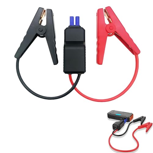 650a Câbles de démarrage d’urgence intelligents et portables 12V avec pinces crocodile haute qualité – Système de protection avancé, matériel durable et isolant,pour démarrer votre voiture en toute sé