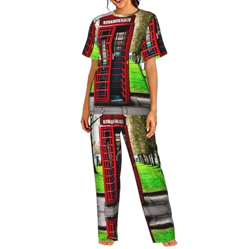 Pyjama confortable femme manches courtes pour éviter la chaleur à la maison