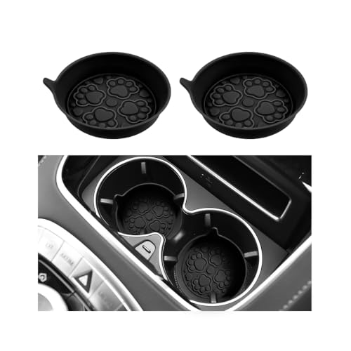 Portavasos para carro con diseño de pata de gato, 2 piezas miniatura 1