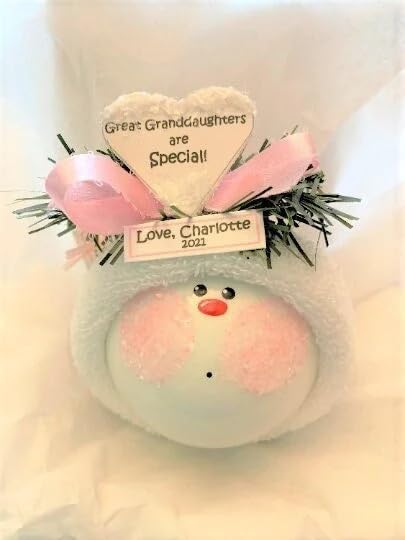 Miniatura 3 de Great Granddaughters are Special Custom Custom Christmas Tree Ornament