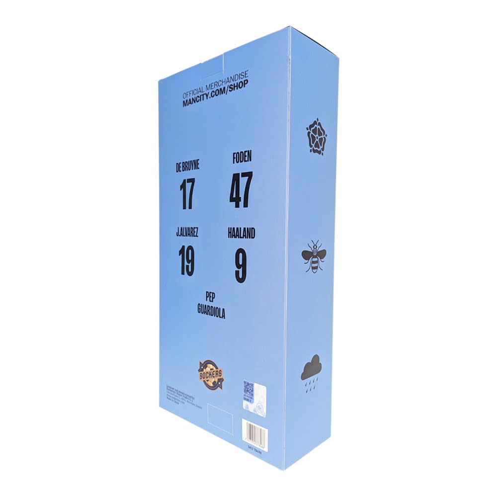 Sockers Figuras de héroe de fútbol con licencia oficial: Phil Foden, 30 cm de alto