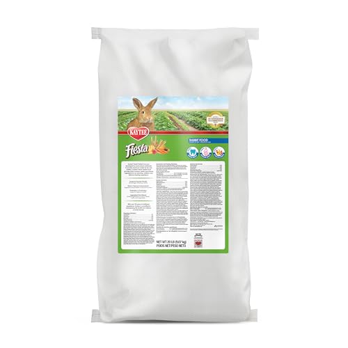 Image of Kaytee Fiesta Rabbit Food, Nutritious and Fun Blend, Supports Dental Health and Digestion, 20 pounds
