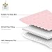 Cute Castle Baby Waterproof Crib Mattress Protector, 27x39 Inch (Pack of 2), Pink