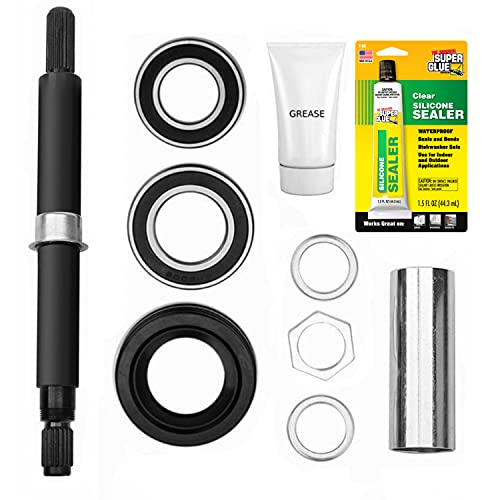 OCTOPUS W10435302 & 2119011 EA3503261 Washer Bearings Shaft & Tool Kit Compatible Most Front Load Washers Tub Bearing & Seal Kit Washer Shaft & Bearing Kit W10435302 2119011 EA3503261 10Pc Kit