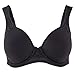 Produktbild VIANIA! Damen Schalen-BH 80G I BH mit Bügel I Schwarz I Bügel-BH mit gemoldeten Cups I Atmungsaktiv & Optimaler Halt für Große Größen I 514972
