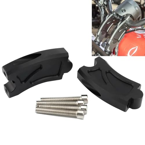 Kit elevadores manillar Rebel 500 300 abrazaderas para mejorar la postura 6