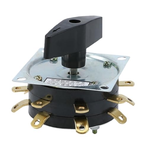 1 pz KDH2-8 Interruttore combinato di trasferimento a camma rotante 25A 40A 380V Interruttore di conversione for saldatrice Regolazione 'ingranaggio Saldatrice a 8 posizioni