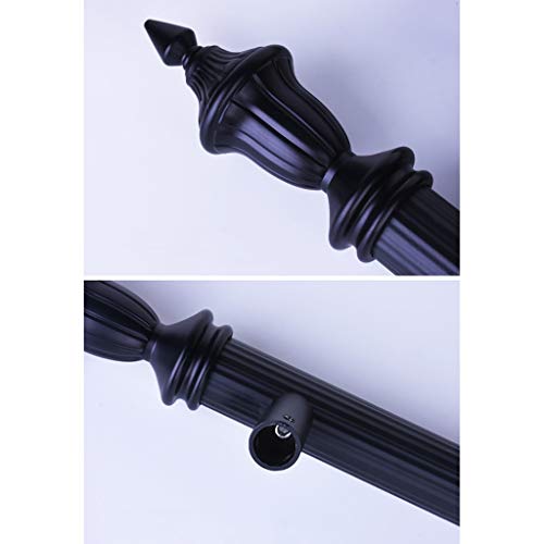 Poignée de porte en acier inoxydable rétro noir mat push-pull 100cm - 5