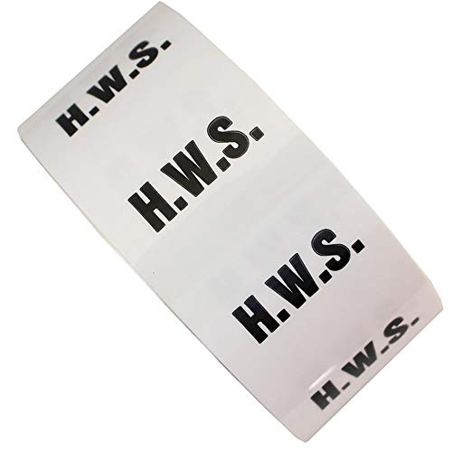 Cinta de identificación de tuberías H.W.S. resistente a la intemperie para marcaje industrial 2