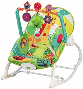 Cadeira de Balanço Com Móbile Infantil Descanso Do Bebê De 0 à 18...
