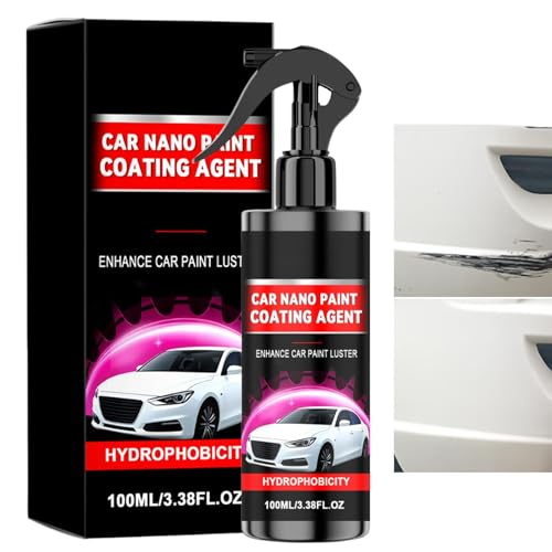 Car Coating Spray, 100ml Hydrophobic Quick Shine Protector, Scratch Repair Paint Restorer, Long Lasting Protection Detailer, for Cleaning Maintenance Car Care Exterior Finish Use