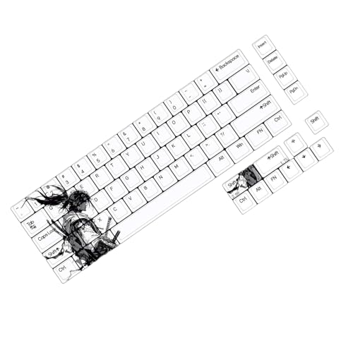 Touches Swordman pour clavier mécanique set de 75 touches sublimées à hauteur originale