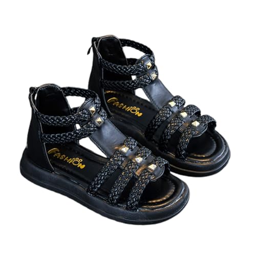 WERNZATT-Mädchen Sommer Sandalen PU Leder Hohl Aus Anti-Rutsch...
