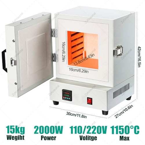 Horno de calcinación integrado de 2000 W para templado de precisión 7