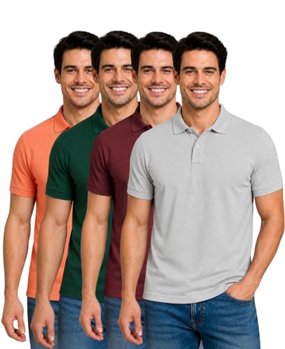 Image of INKKR Men's Polo Neck T-Shirt Combo