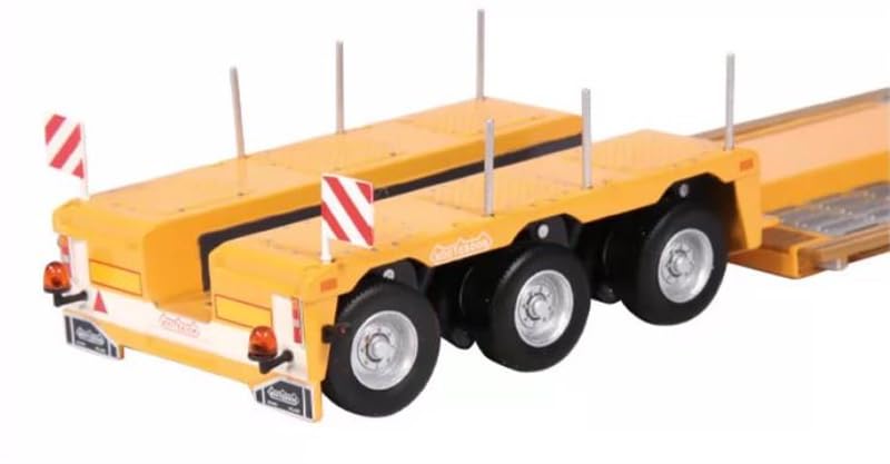 1/50 WSI nooteboom low-loader 重量物運搬トレーラー Nooteboom 8-axle semi lowloader in scale 1:50 with a Scania